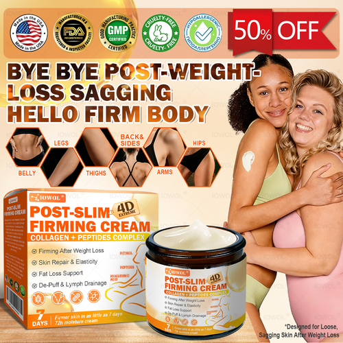 𝐎𝐟𝐟𝐢𝐜𝐢𝐚𝐥 𝐒𝐭𝐨𝐫𝐞 | 𝐈𝐎𝐖𝐎𝐋® 𝐏𝐨𝐬𝐭-𝐒𝐥𝐢𝐦 𝐅𝐢𝐫𝐦𝐢𝐧𝐠 𝐂𝐫𝐞𝐚𝐦 𝐰𝐢𝐭𝐡 𝐆𝐇𝐊-𝐂𝐮, 𝐀𝐫𝐠𝐢𝐫𝐞𝐥𝐢𝐧𝐞 & 𝐌𝐚𝐭𝐫𝐢𝐱𝐲𝐥 𝟑𝟎𝟎𝟎, 𝐜𝐨𝐥𝐥𝐚𝐠𝐞𝐧 𝐩𝐞𝐩𝐭𝐢𝐝𝐞𝐬 𝐚𝐧𝐝 𝐬𝐤𝐢𝐧-𝐟𝐢𝐫𝐦𝐢𝐧𝐠 𝐚𝐜𝐭𝐢𝐯𝐞𝐬 𝐭𝐨 𝐭𝐚𝐫𝐠𝐞𝐭 𝐥𝐨𝐨𝐬𝐞, 𝐬𝐚𝐠𝐠𝐢𝐧𝐠 𝐬𝐤𝐢𝐧 𝐚𝐟𝐭𝐞𝐫 𝐰𝐞𝐢𝐠𝐡𝐭 𝐥𝐨𝐬𝐬.
