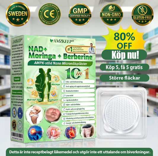 🎁𝐀𝐌𝐙𝐊𝐄𝐄𝐏® 𝐍𝐚𝐧𝐨-𝐦𝐢𝐤𝐫𝐨𝐧å𝐥𝐬𝐩𝐥å𝐬𝐭𝐞𝐫 𝐦𝐞𝐝 𝐍𝐀𝐃+, 𝐌𝐨𝐫𝐢𝐧𝐠𝐚 𝐨𝐜𝐡 𝐁𝐞𝐫𝐛𝐞𝐫𝐢𝐧 𝐟ö𝐫 𝐀𝐌𝐏𝐊-𝐬𝐭ö𝐝 𝟏 𝐠å𝐧𝐠 𝐝𝐚𝐠𝐥𝐢𝐠𝐞𝐧, 𝐬𝐲𝐧𝐥𝐢𝐠𝐚 𝐟ö𝐫ä𝐧𝐝𝐫𝐢𝐧𝐠𝐚𝐫 𝐩å 𝟕 𝐝𝐚𝐠𝐚𝐫. 𝐒𝐭ö𝐝𝐣𝐞𝐫 𝐦𝐞𝐭𝐚𝐛𝐨𝐥𝐢𝐬𝐦, 𝐯𝐢𝐤𝐭𝐤𝐨𝐧𝐭𝐫𝐨𝐥𝐥, 𝐡𝐣ä𝐫𝐭𝐡ä𝐥𝐬𝐚, 𝐟𝐞𝐭𝐦𝐚, 𝐥ö𝐬 𝐡𝐮𝐝, 𝐝𝐢𝐚𝐛𝐞𝐭𝐞𝐬, 𝐬ö𝐦𝐧𝐚𝐩𝐧é, 𝐥𝐞𝐝𝐛𝐞𝐬𝐯ä𝐫 𝐦.𝐦.