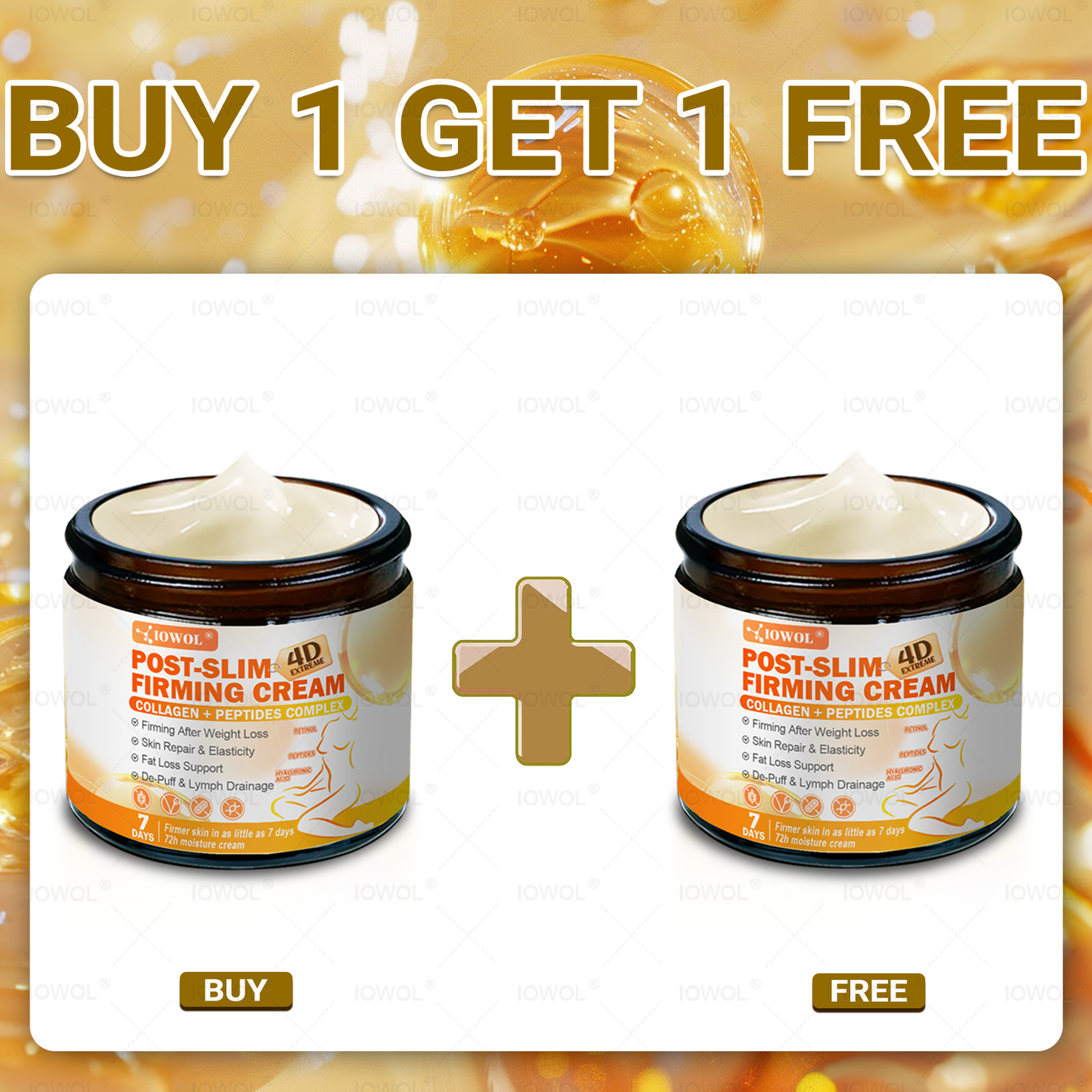 𝐎𝐟𝐟𝐢𝐜𝐢𝐚𝐥 𝐒𝐭𝐨𝐫𝐞 | 𝐈𝐎𝐖𝐎𝐋® 𝐏𝐨𝐬𝐭-𝐒𝐥𝐢𝐦 𝐅𝐢𝐫𝐦𝐢𝐧𝐠 𝐂𝐫𝐞𝐚𝐦 𝐰𝐢𝐭𝐡 𝐆𝐇𝐊-𝐂𝐮, 𝐀𝐫𝐠𝐢𝐫𝐞𝐥𝐢𝐧𝐞 & 𝐌𝐚𝐭𝐫𝐢𝐱𝐲𝐥 𝟑𝟎𝟎𝟎, 𝐜𝐨𝐥𝐥𝐚𝐠𝐞𝐧 𝐩𝐞𝐩𝐭𝐢𝐝𝐞𝐬 𝐚𝐧𝐝 𝐬𝐤𝐢𝐧-𝐟𝐢𝐫𝐦𝐢𝐧𝐠 𝐚𝐜𝐭𝐢𝐯𝐞𝐬 𝐭𝐨 𝐭𝐚𝐫𝐠𝐞𝐭 𝐥𝐨𝐨𝐬𝐞, 𝐬𝐚𝐠𝐠𝐢𝐧𝐠 𝐬𝐤𝐢𝐧 𝐚𝐟𝐭𝐞𝐫 𝐰𝐞𝐢𝐠𝐡𝐭 𝐥𝐨𝐬𝐬.