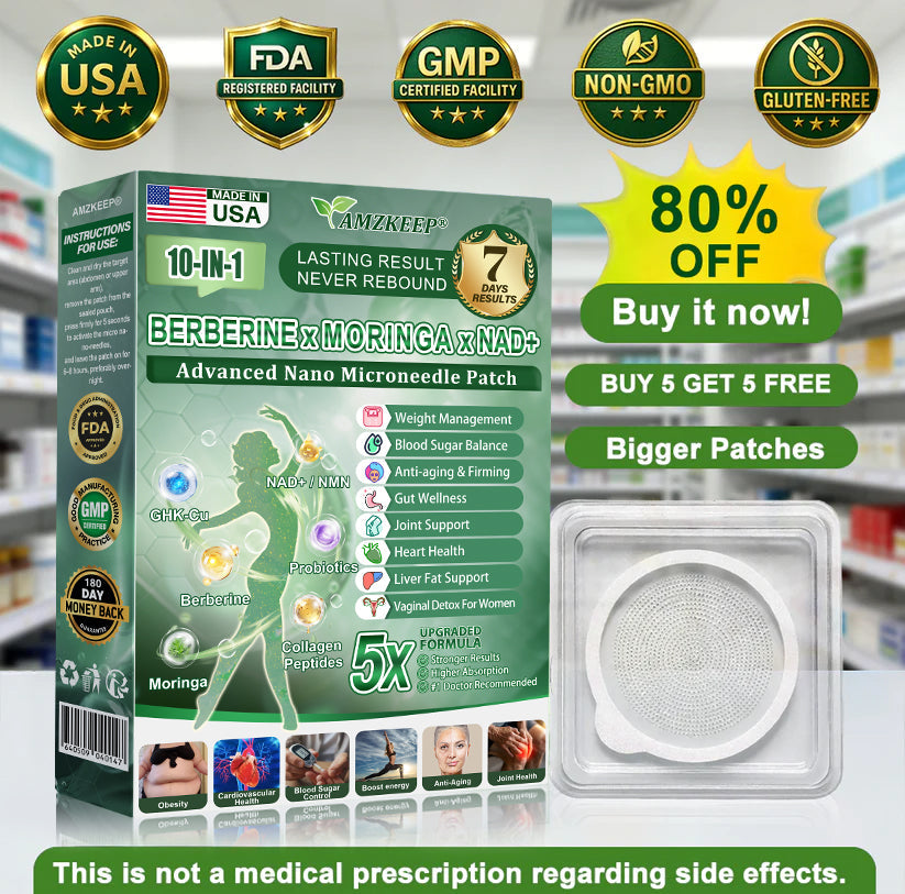 𝑶𝒇𝒇𝒊𝒄𝒊𝒂𝒍 𝑺𝒕𝒐𝒓𝒆 |🍀𝐀𝐌𝐙𝐊𝐄𝐄𝐏® 𝑴𝒆𝒕𝒂𝒃𝒐𝒍𝒊𝒄 𝑵𝒂𝒏𝒐 𝑴𝒊𝒄𝒓𝒐𝒏𝒆𝒆𝒅𝒍𝒆 𝑷𝒂𝒕𝒄𝒉🇺🇸(𝐉𝐮𝐬𝐭 𝐨𝐧𝐜𝐞 𝐚 𝐝𝐚𝐲, 𝐯𝐢𝐬𝐢𝐛𝐥𝐞 𝐜𝐡𝐚𝐧𝐠𝐞𝐬 𝐢𝐧 𝟕 𝐝𝐚𝐲𝐬）𝘽𝙚𝙧𝙗𝙚𝙧𝙞𝙣𝙚 + 𝙈𝙤𝙧𝙞𝙣𝙜𝙖 𝙁𝙤𝙧𝙢𝙪𝙡𝙖 ✅ 𝐅𝐨𝐫 𝐨𝐛𝐞𝐬𝐢𝐭𝐲, 𝗟𝗼𝗼𝘀𝗲 𝘀𝗸𝗶𝗻,𝐝𝐢𝐚𝐛𝐞𝐭𝐞𝐬, 𝐬𝐥𝐞𝐞𝐩 𝐚𝐩𝐧𝐞𝐚, 𝐣𝐨𝐢𝐧𝐭 𝐢𝐬𝐬𝐮𝐞𝐬, 𝐚𝐧𝐝 𝐦𝐨𝐫𝐞💯💯